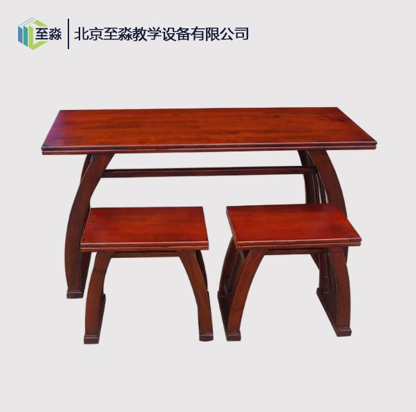 仿古实木学生书法桌