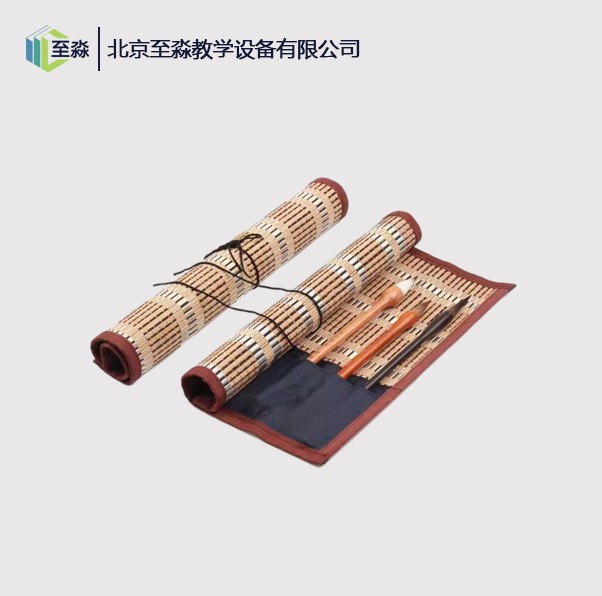 竹制包边笔帘