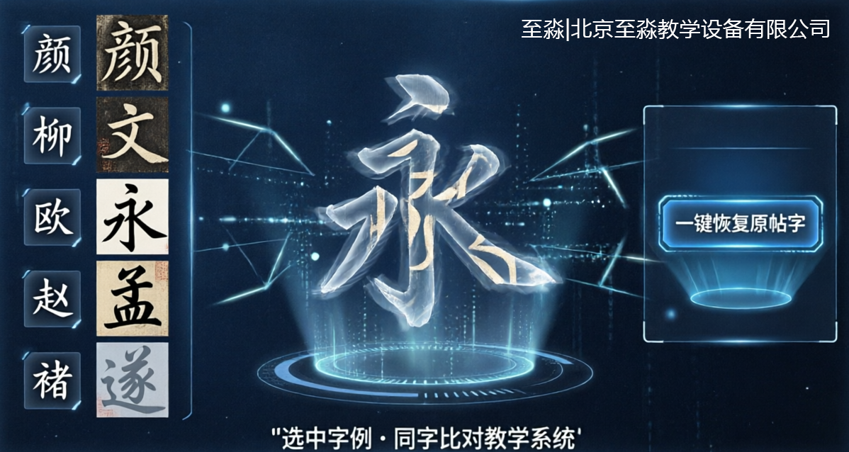 三笔字教学字库